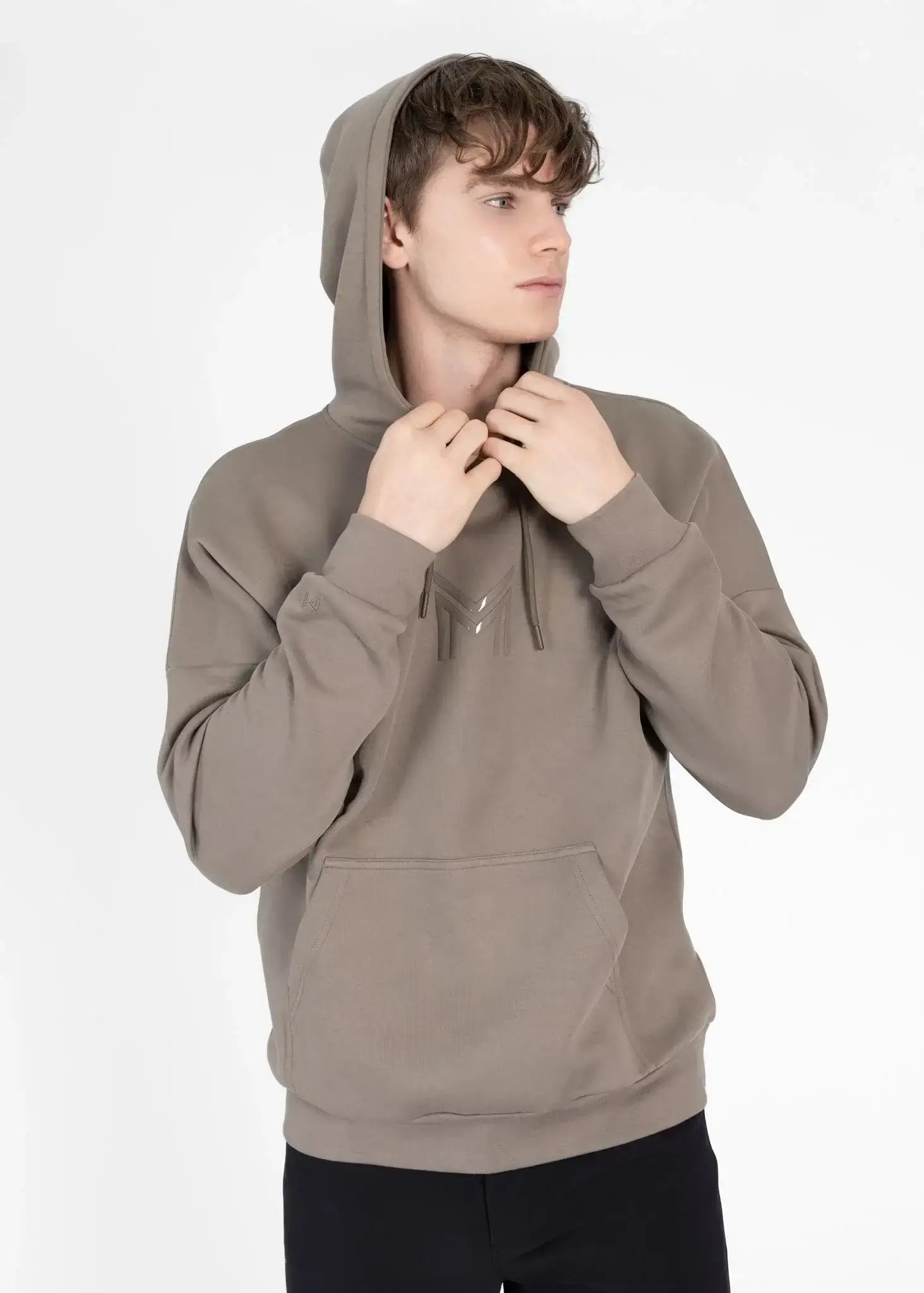 MAXIMILIAN EQUESTRIAN Men Icon Oversized Hoodie taupe