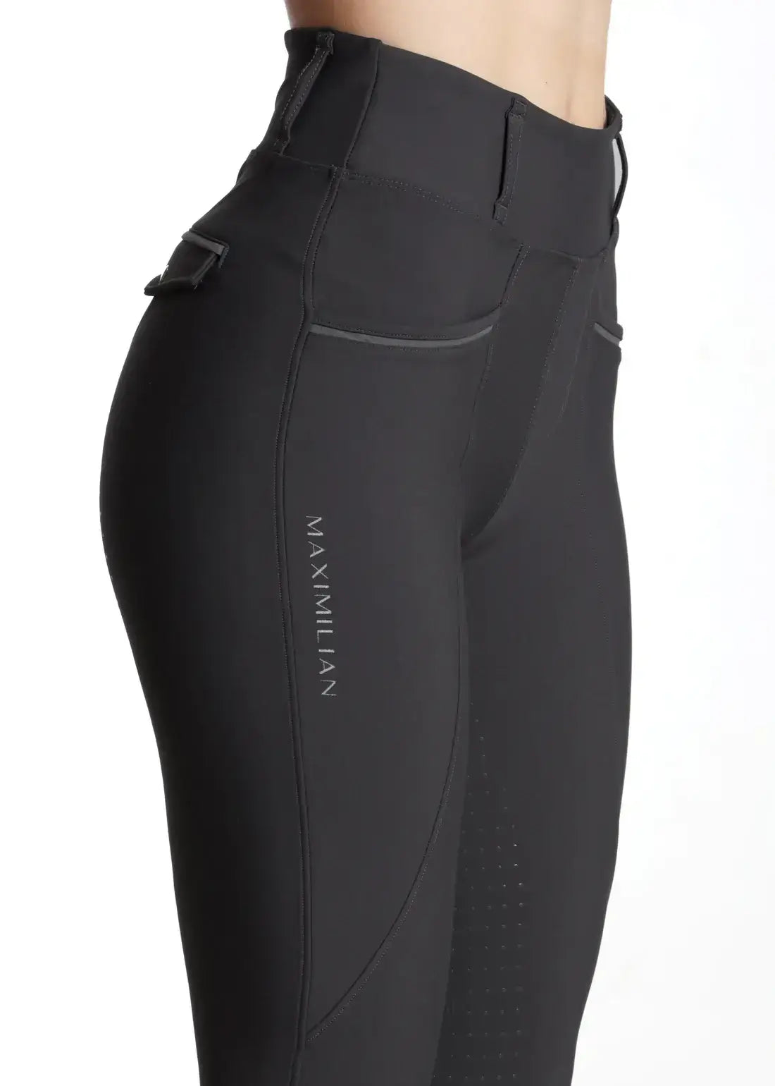 MAXIMILIAN EQUESTRIAN Pro Riding Leggings charcoal grey