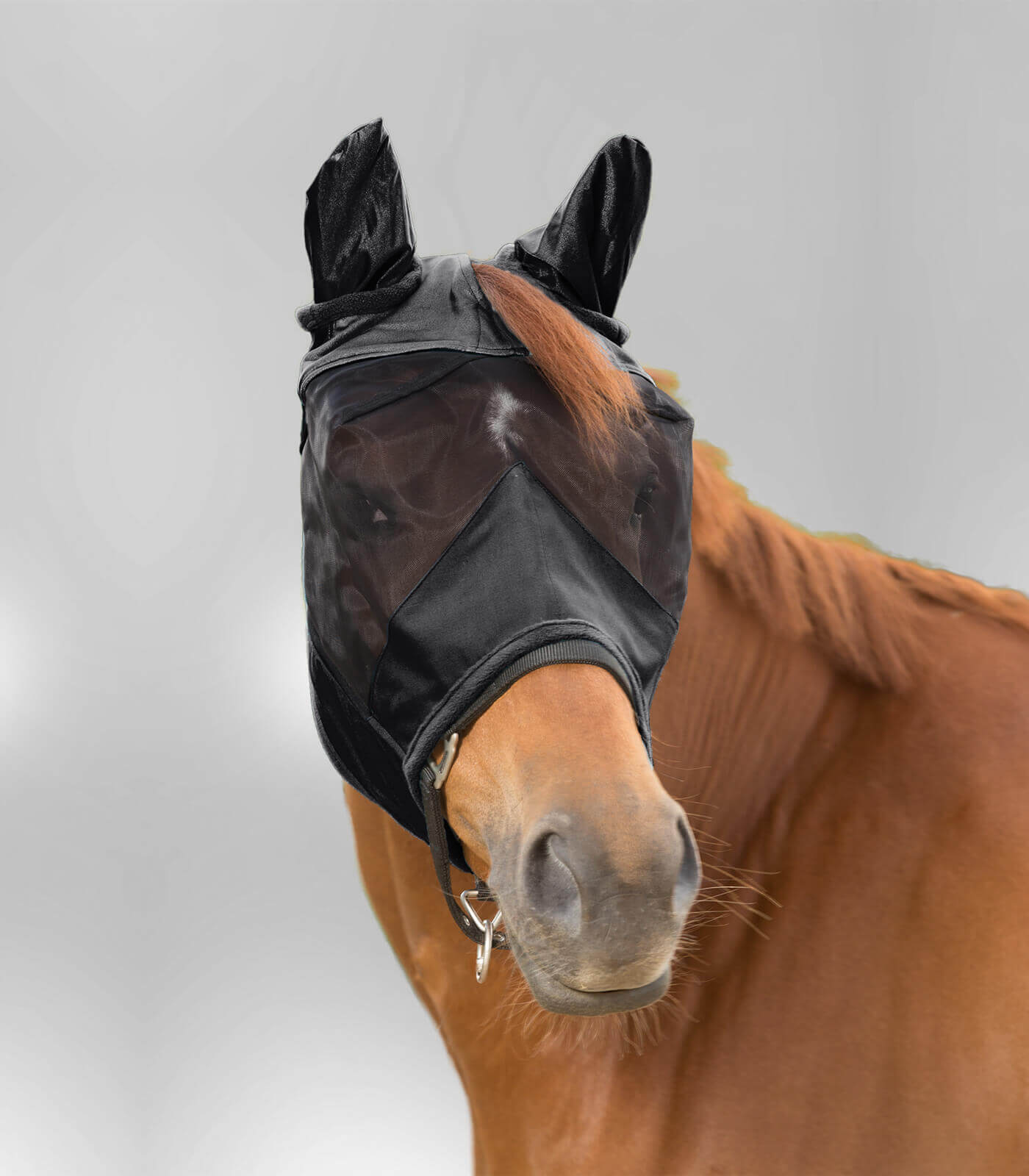 Premium Fliegenmaske mit Ohrenschutz