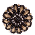 BR Knotennetz Pearl Diamond schwarz