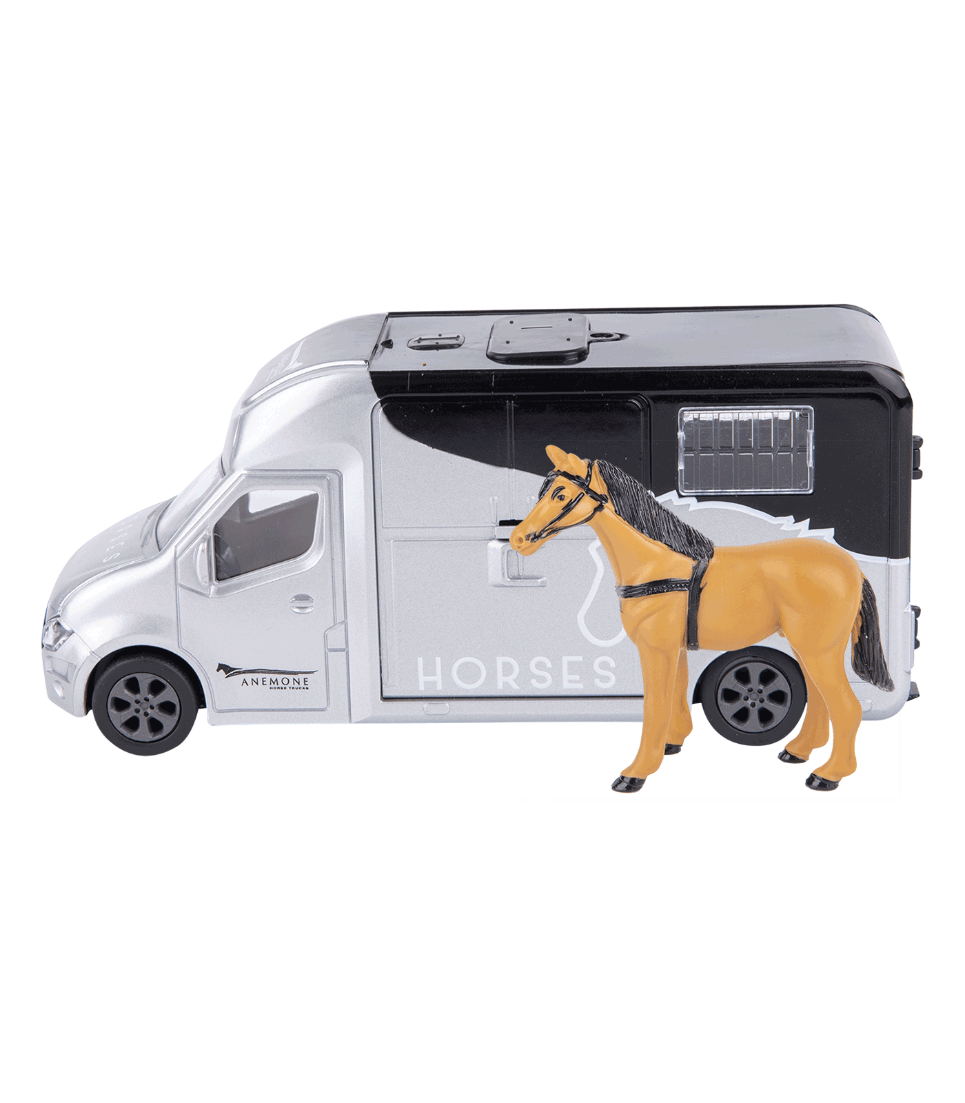 Spielset Pferdetransporter mit Licht & Pferdegeräusch