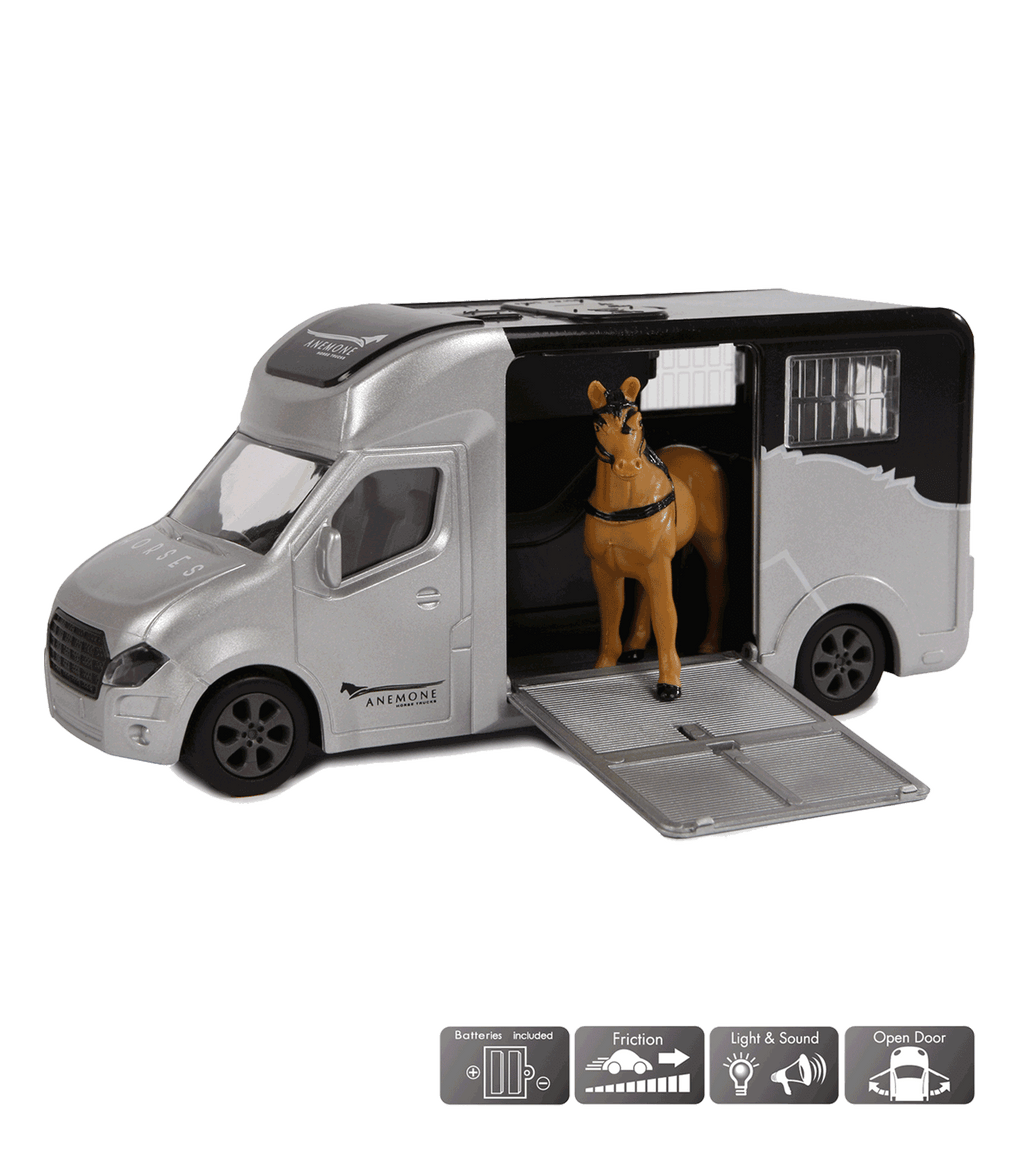 Spielset Pferdetransporter mit Licht & Pferdegeräusch