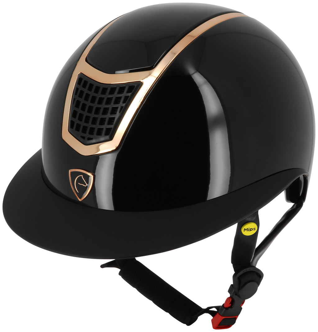 EquiThème Reithelm Airy LM Mips schwarz rosegold