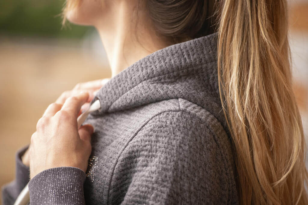 Penelope Hoodie Tressy Flock