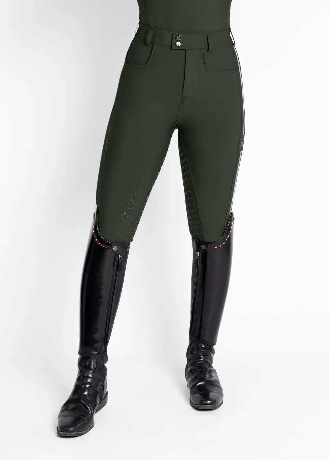 MAXIMILIAN EQUESTRIAN Reithose Reflection Hunter Green
