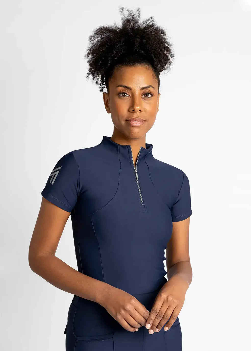 MAXIMILIAN EQUESTRIAN Kurzarm Shirt Base Layer navy