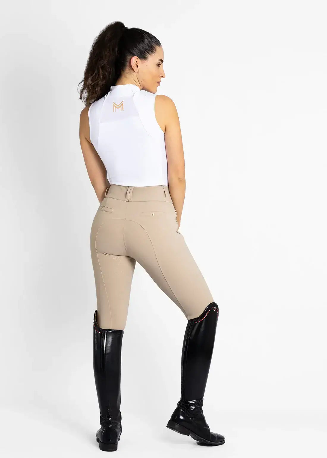 MAXIMILIAN EQUESTRIAN Trainingsshirt ärmellos Base Layer white