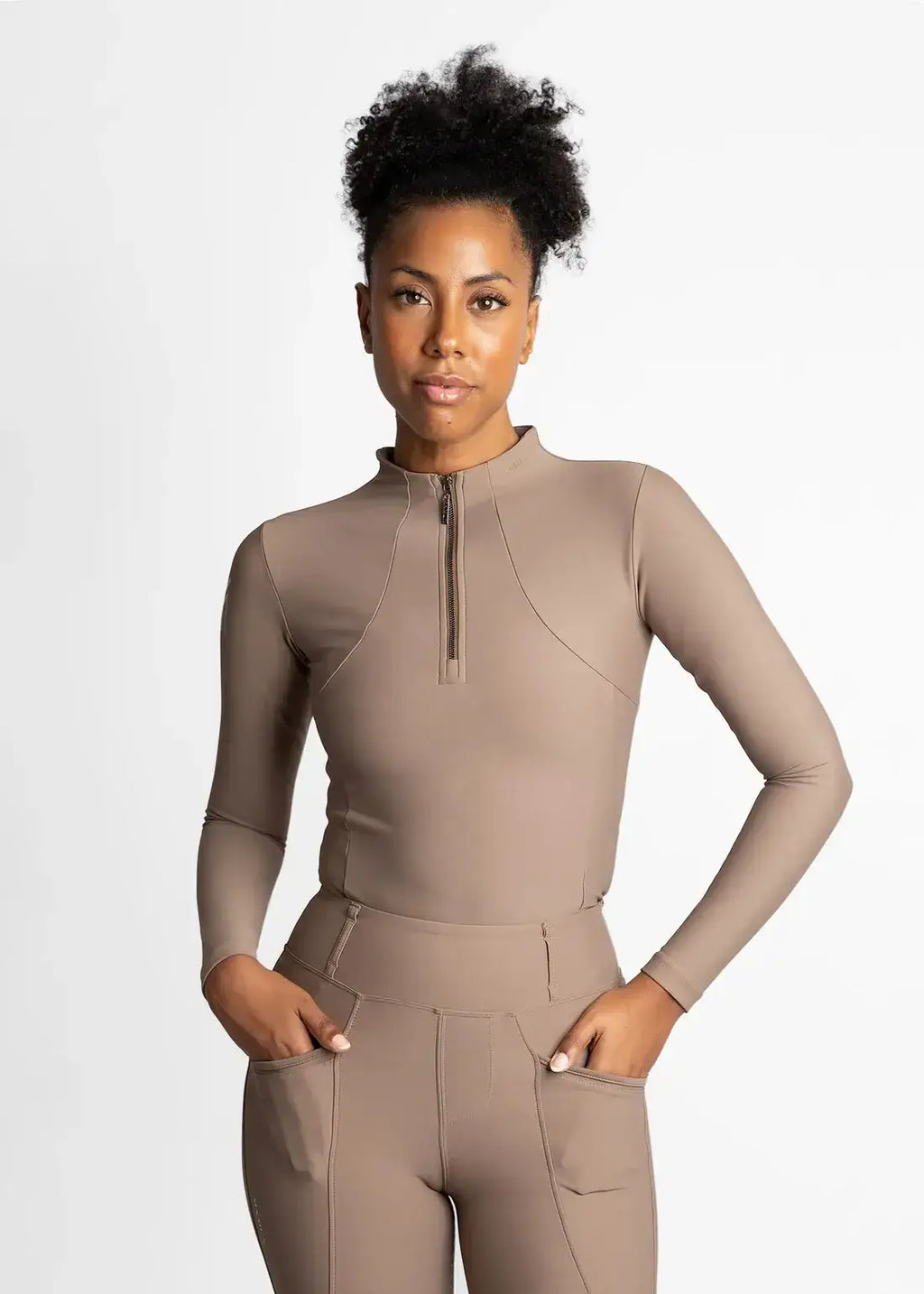 MAXIMILIAN EQUESTRIAN Langarm Base Layer nougat