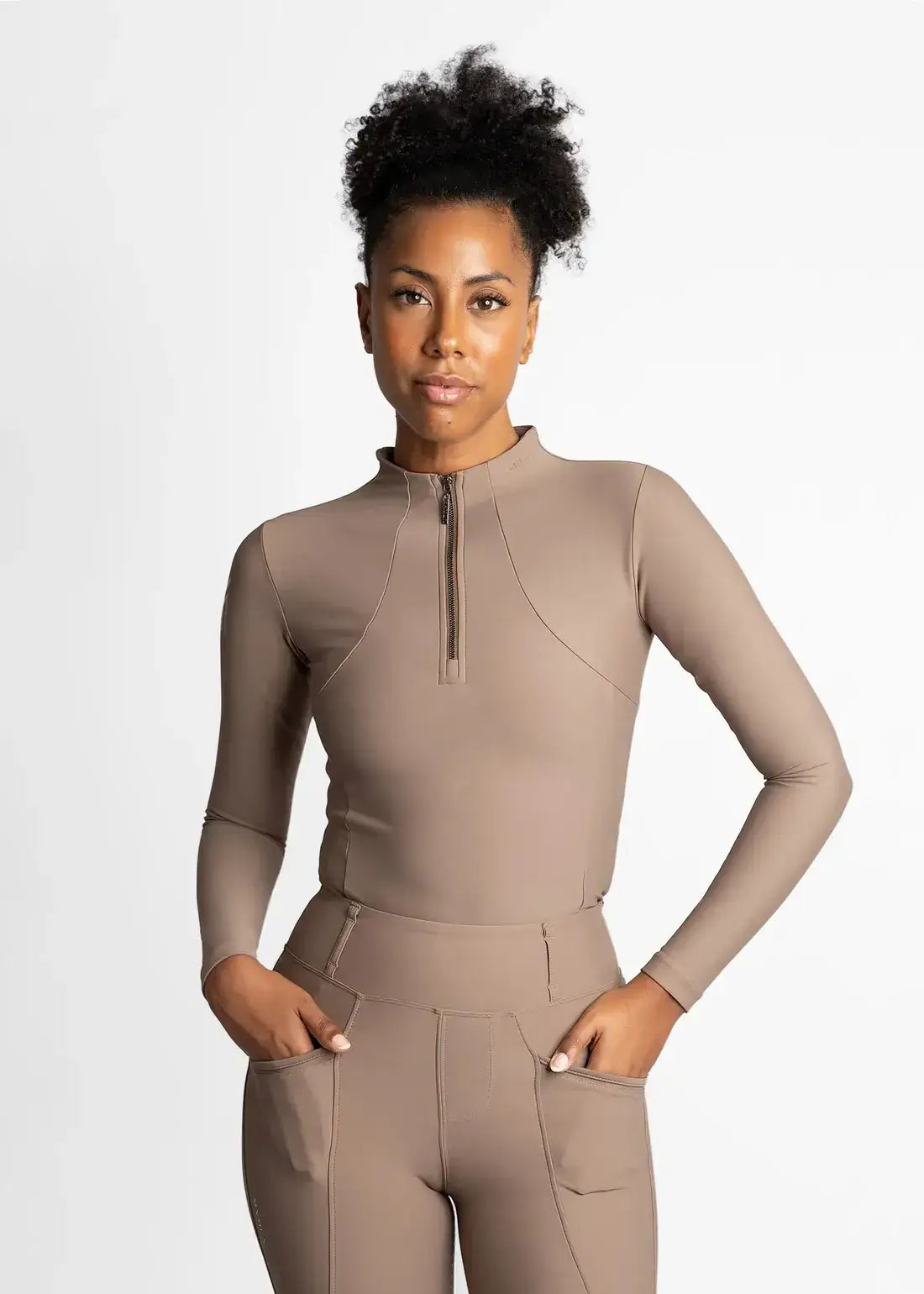 MAXIMILIAN EQUESTRIAN Langarm Base Layer nougat