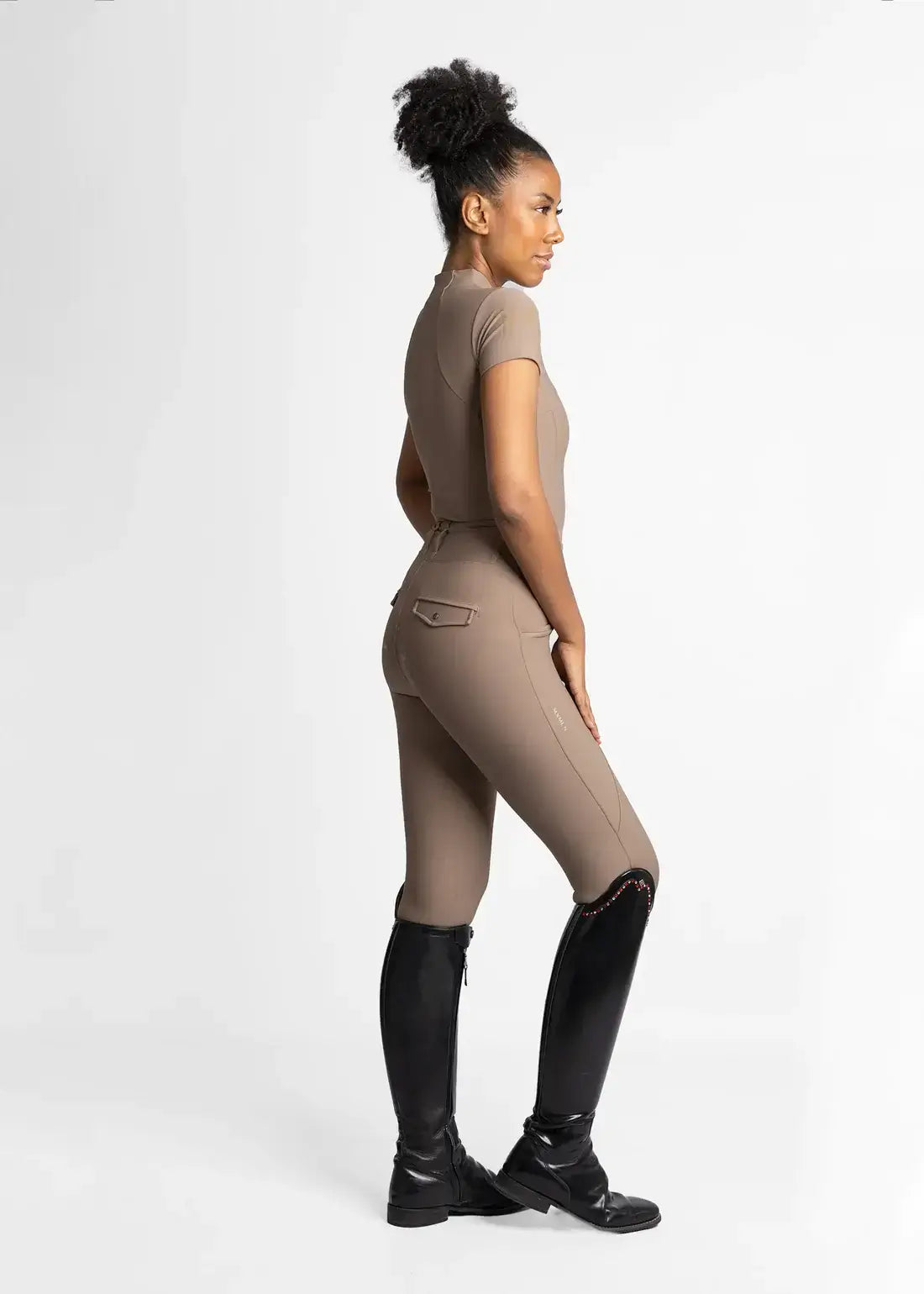 MAXIMILIAN EQUESTRIAN Pro Riding Leggings nougat