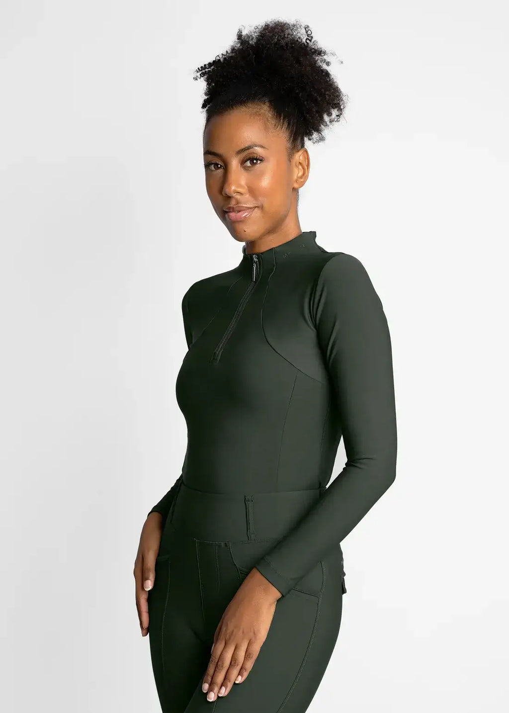 MAXIMILIAN EQUESTRIAN Langarm Base Layer hunter green