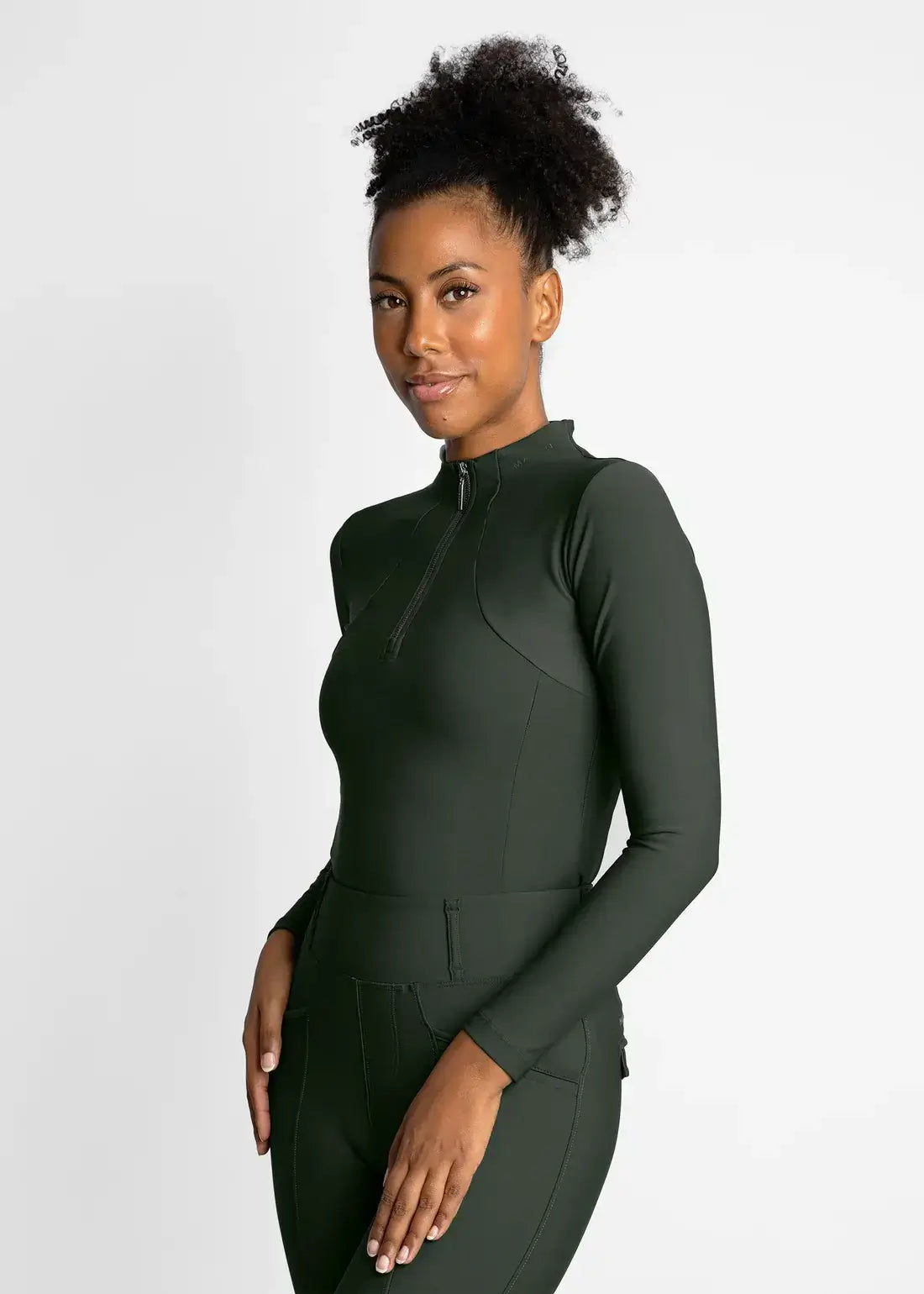 MAXIMILIAN EQUESTRIAN Langarm Base Layer hunter green