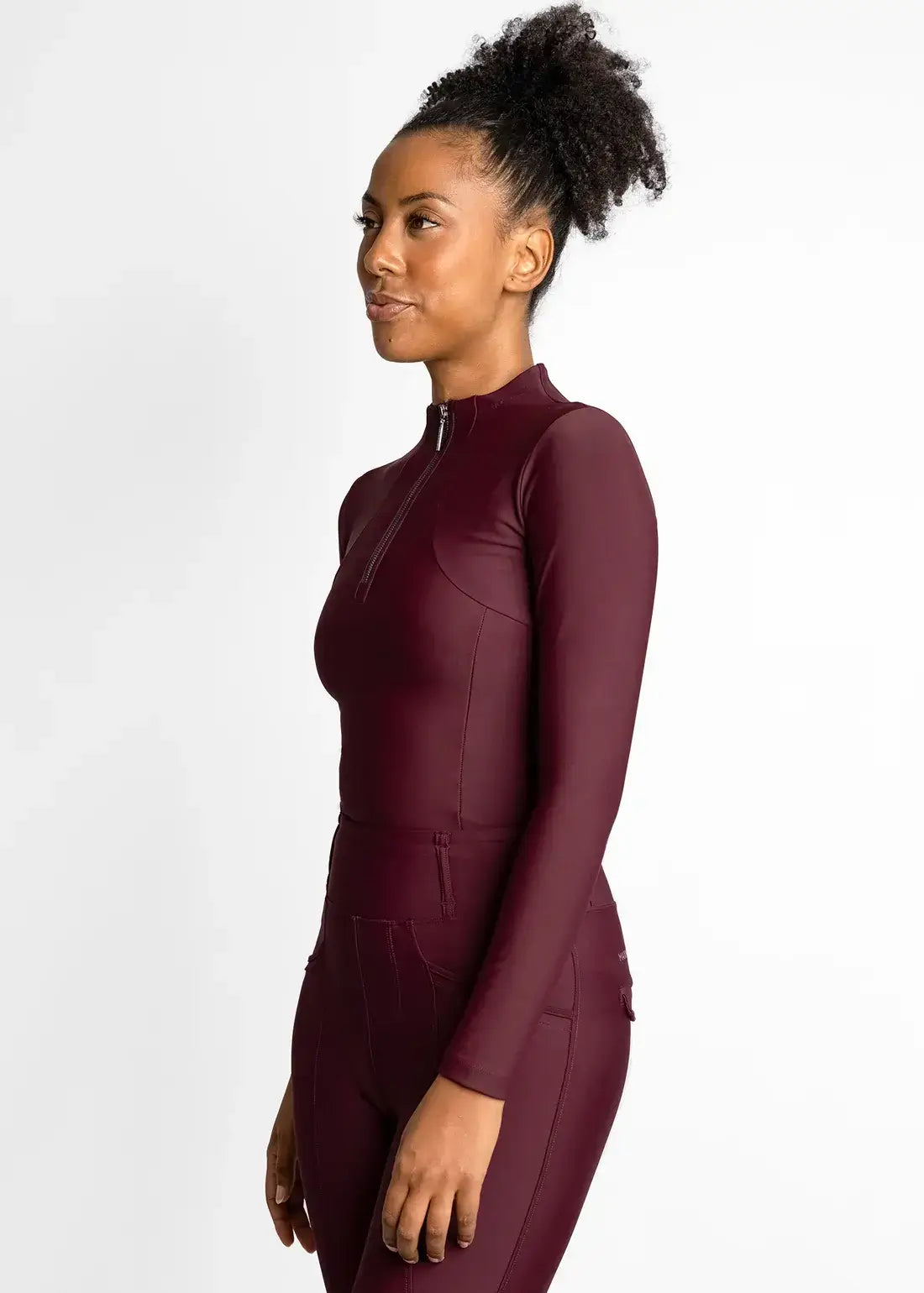 MAXIMILIAN EQUESTRIAN Langarm Base Layer burgundy