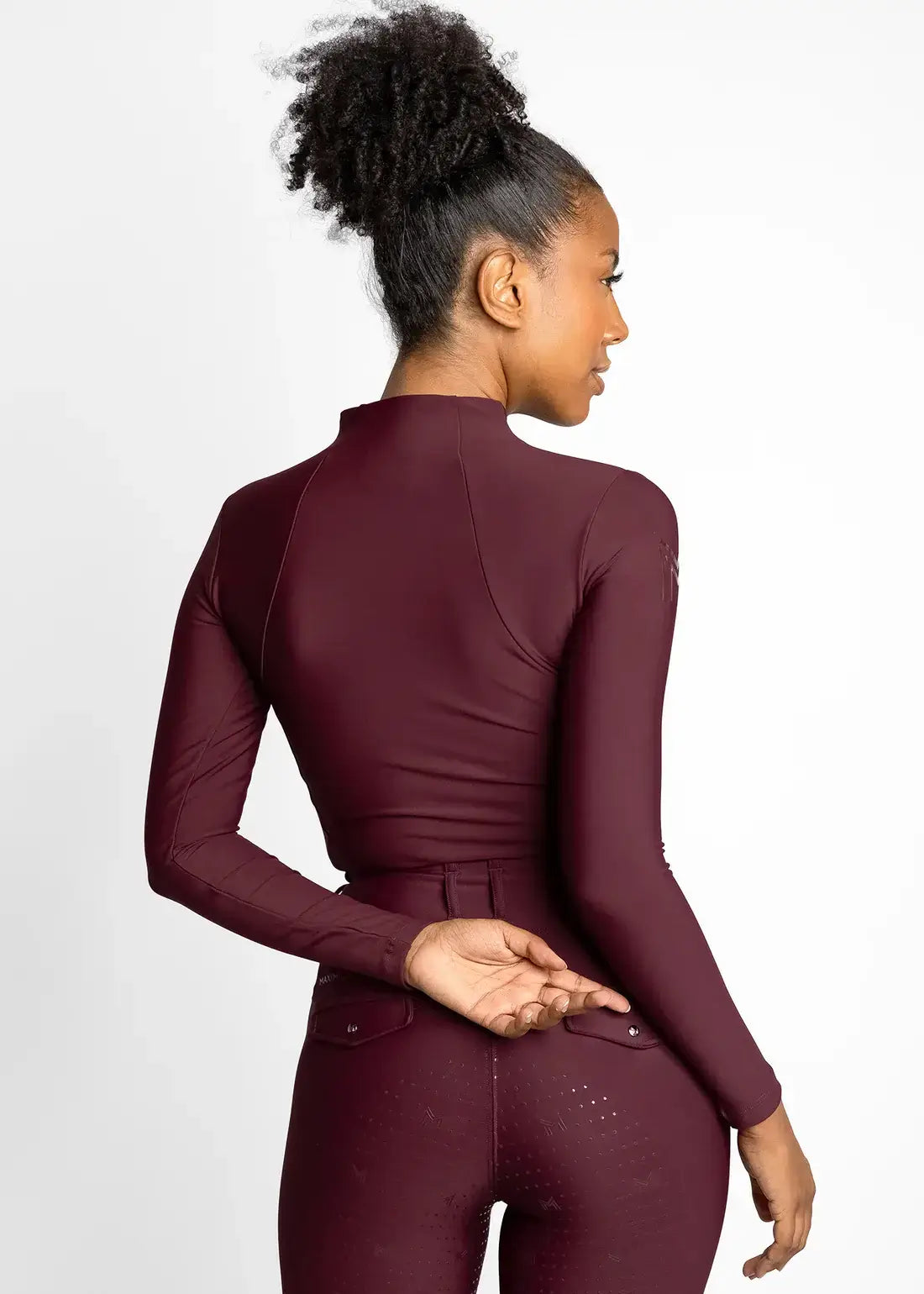 MAXIMILIAN EQUESTRIAN Langarm Base Layer burgundy