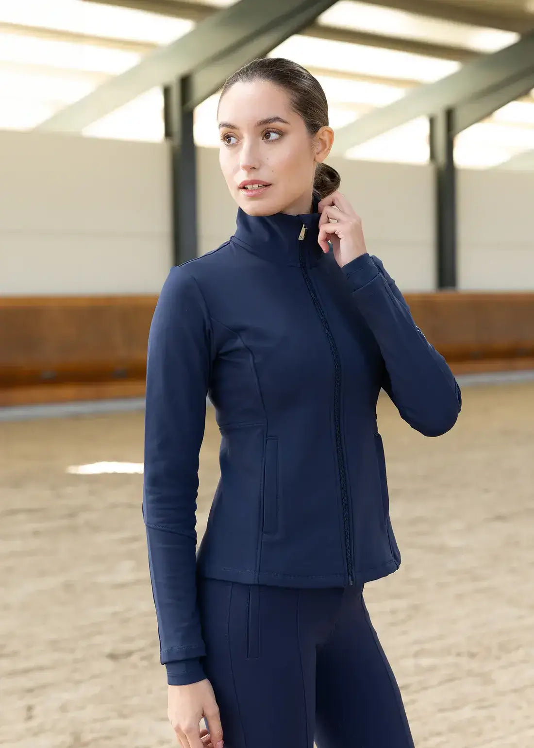 MAXIMILIAN EQUESTRIAN Fleeced Vera Jacke navy