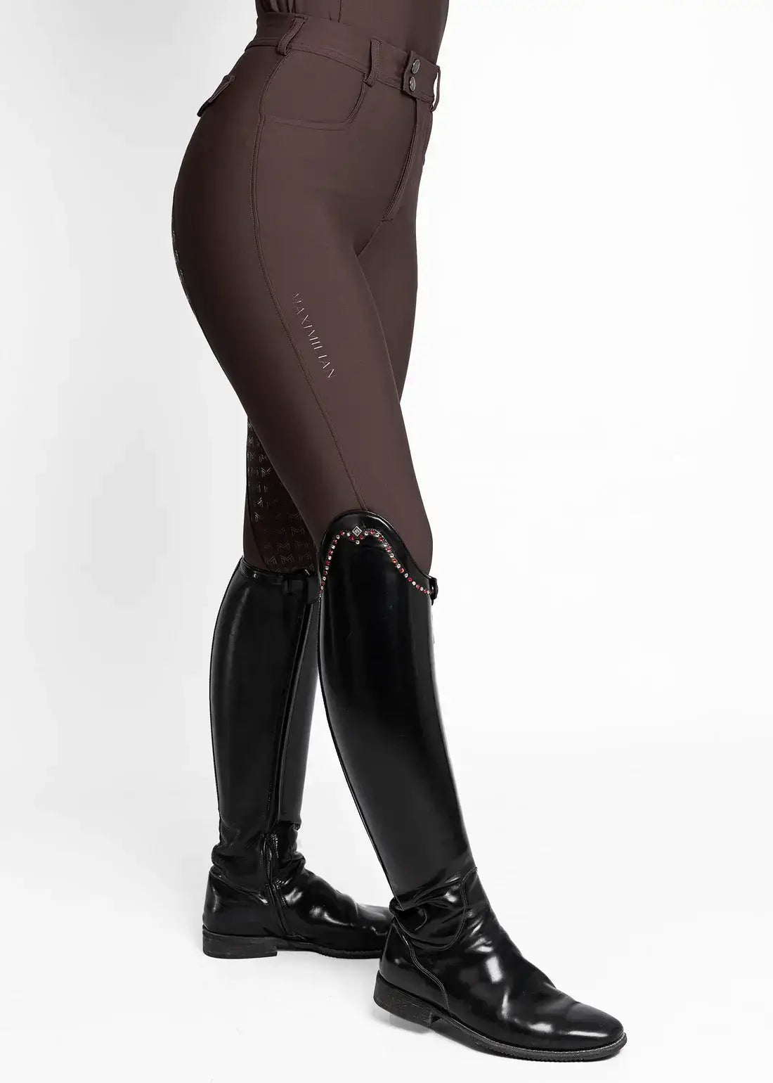 MAXIMILIAN EQUESTRIAN Reithose Reflection Chocolate