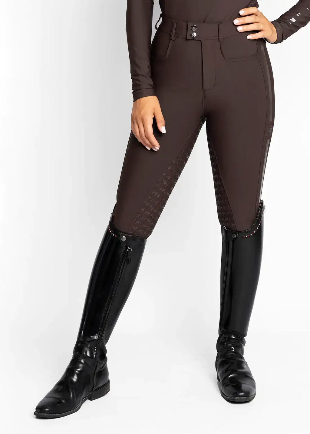 MAXIMILIAN EQUESTRIAN Reithose Reflection Chocolate