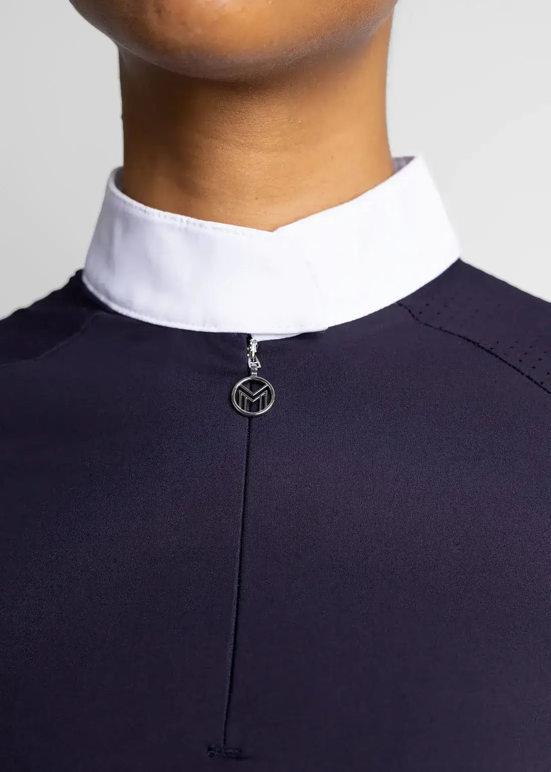 MAXIMILIAN EQUESTRIAN Kurzarm Air Show Shirt navy