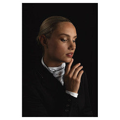 ANKY Plastron Stone-DeLuxe white black