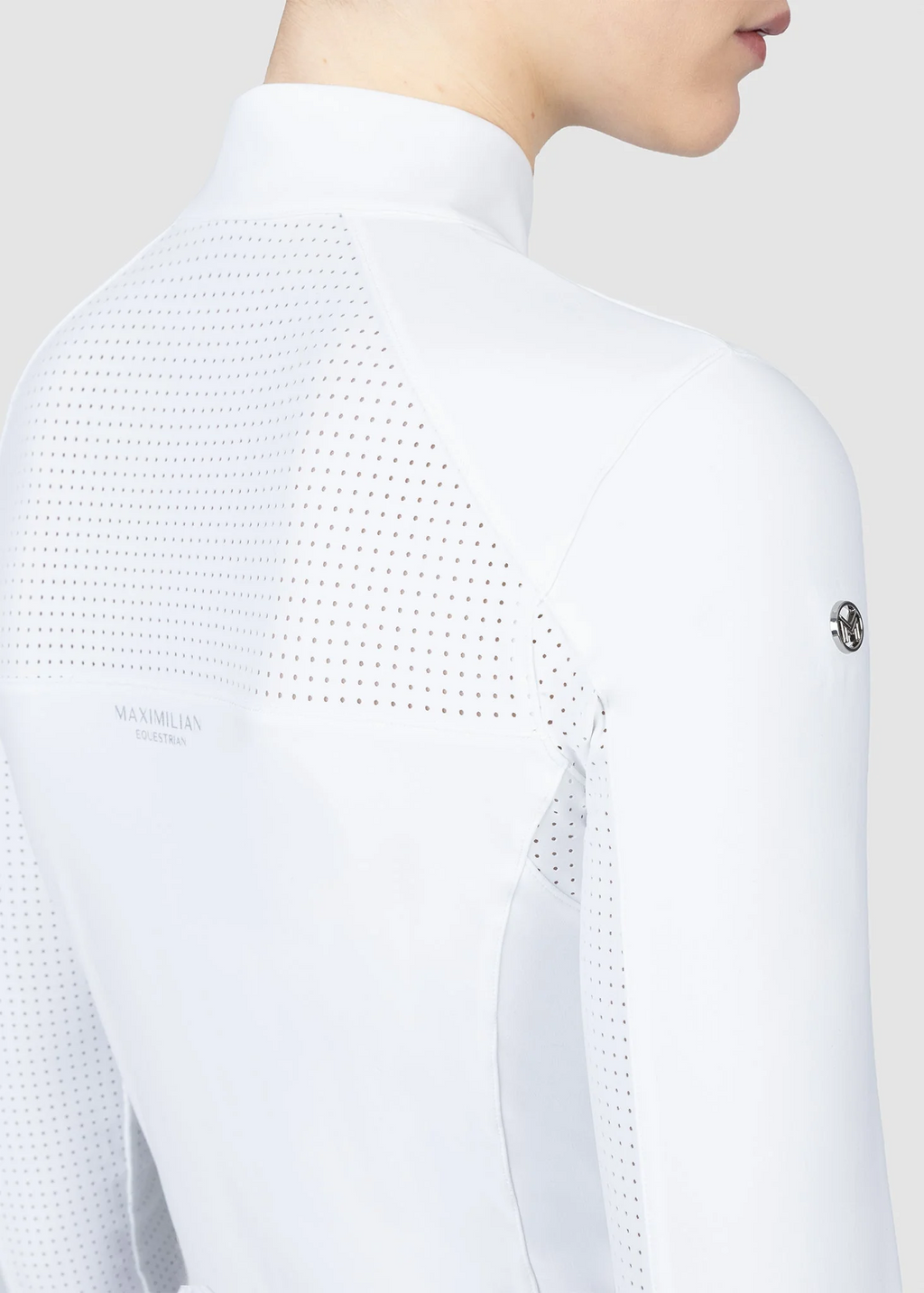 MAXIMILIAN EQUESTRIAN Aveen Langarm Show Shirt weiß
