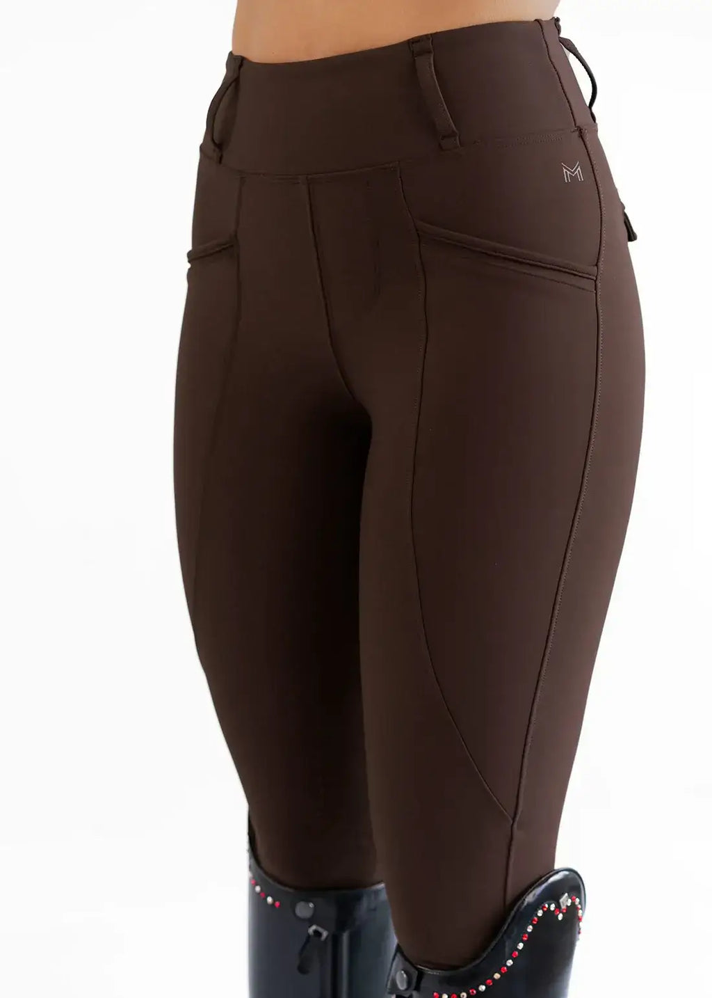 MAXIMILIAN EQUESTRIAN Pro Riding Leggings chocolate