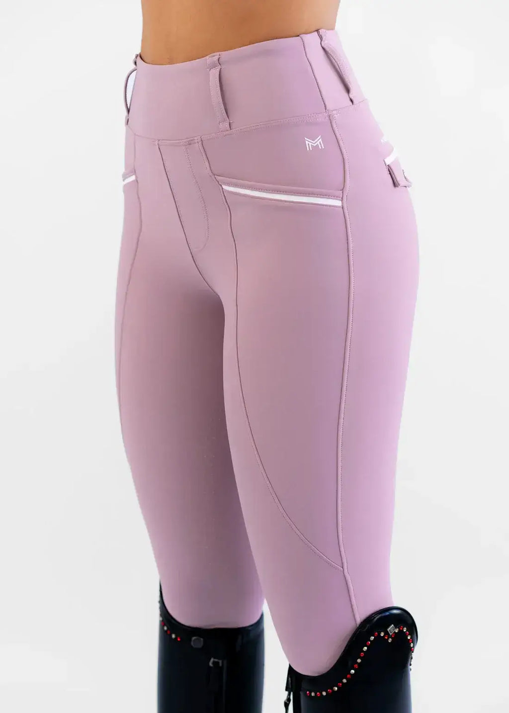 MAXIMILIAN EQUESTRIAN Pro Riding Leggings mauve
