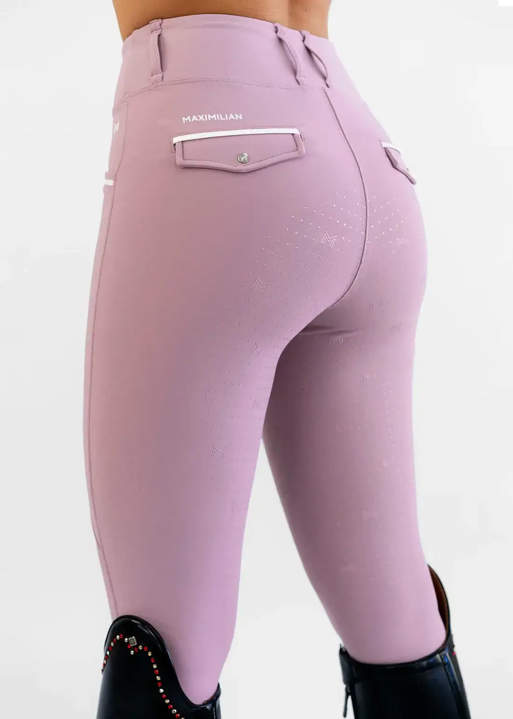 MAXIMILIAN EQUESTRIAN Pro Riding Leggings mauve