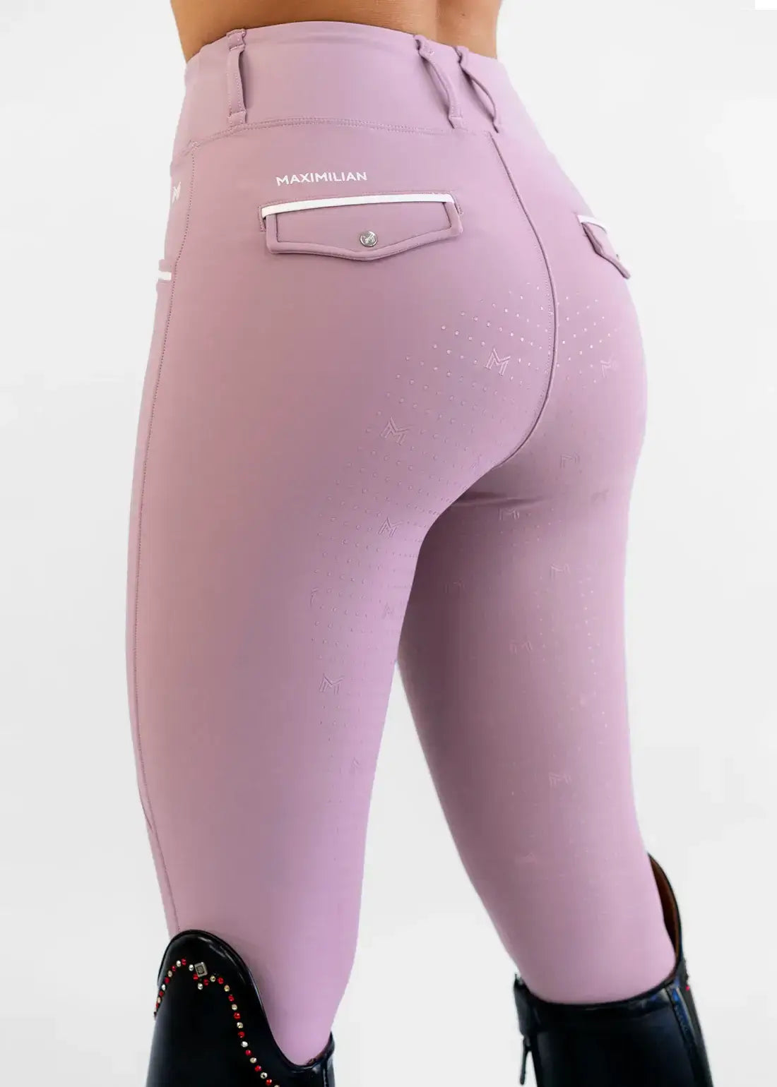 MAXIMILIAN EQUESTRIAN Pro Riding Leggings mauve