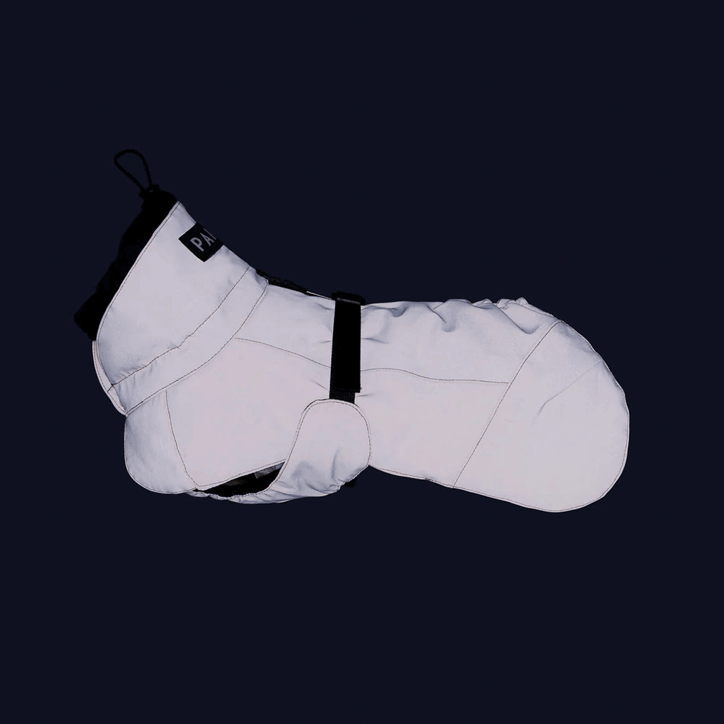 PAIKKA Visibility Wintermantel für Hunde Wool Taupe