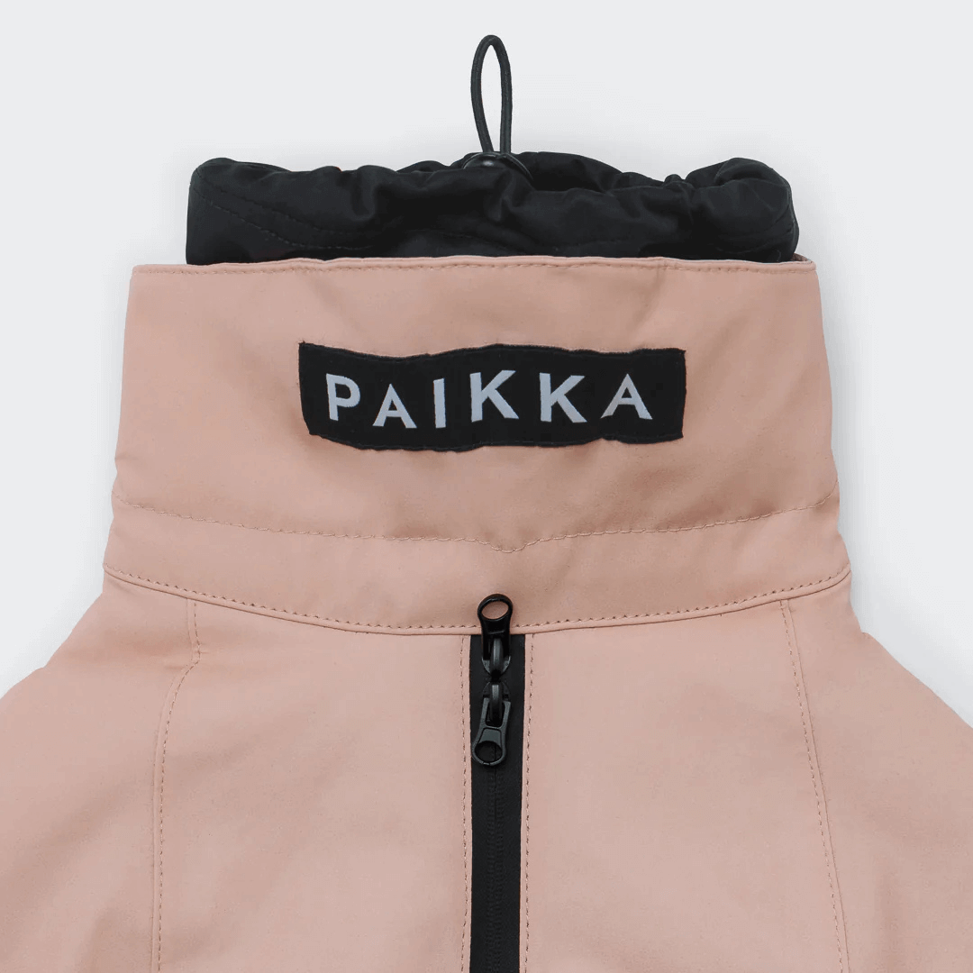 PAIKKA Visibility Wintermantel für Hunde Wool Rose