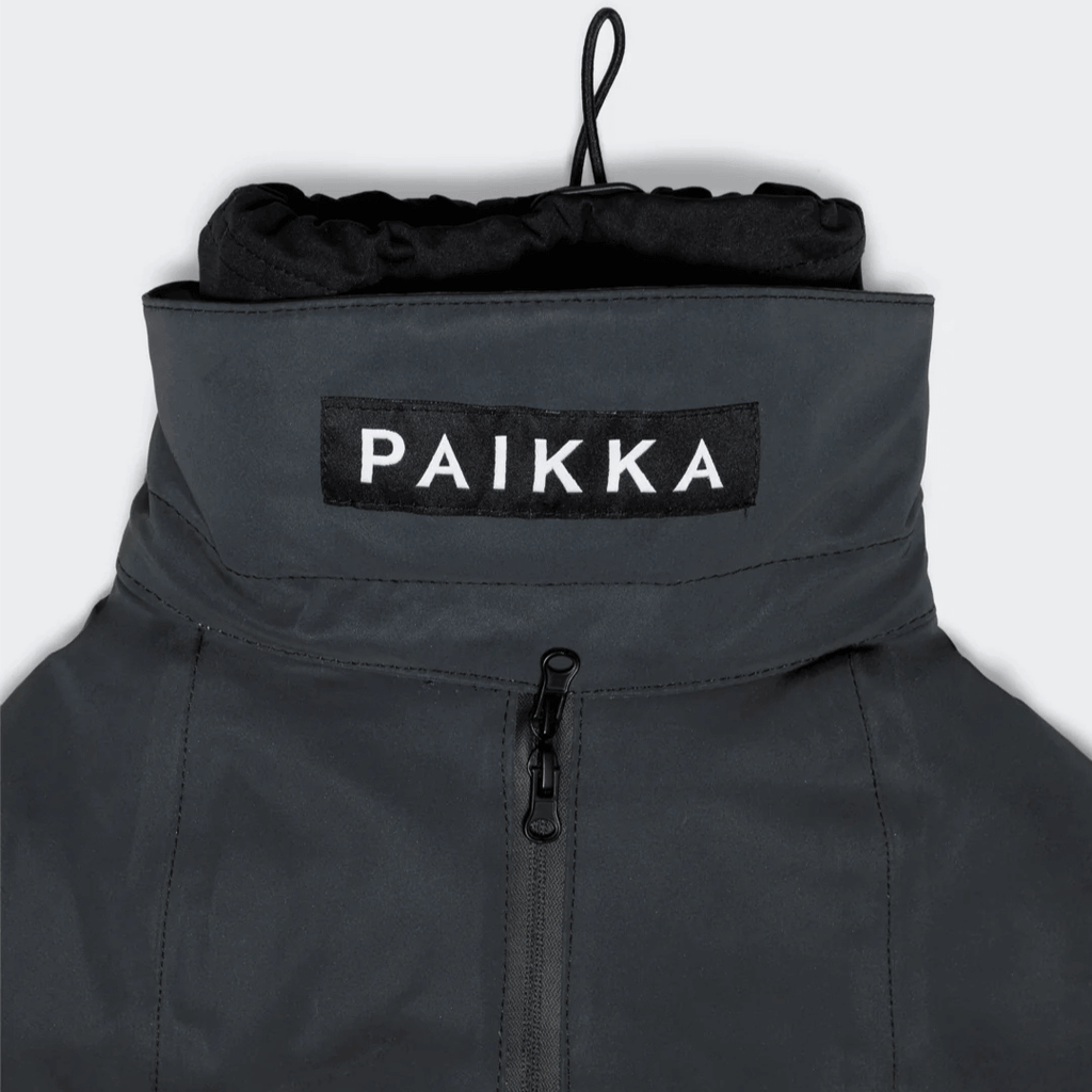 PAIKKA Visibility Wintermantel für Hunde Dark