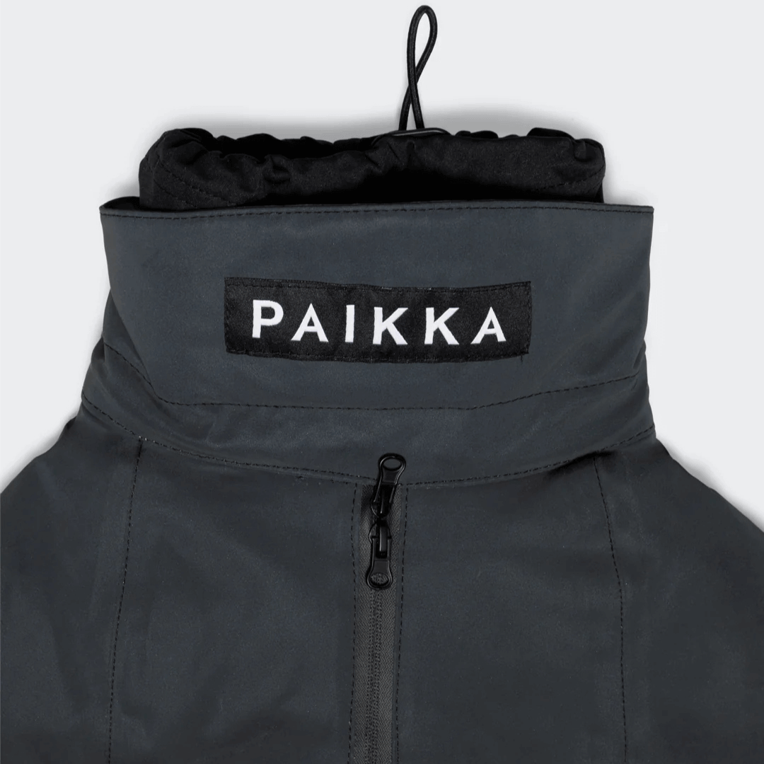 PAIKKA Visibility Wintermantel für Hunde Dark
