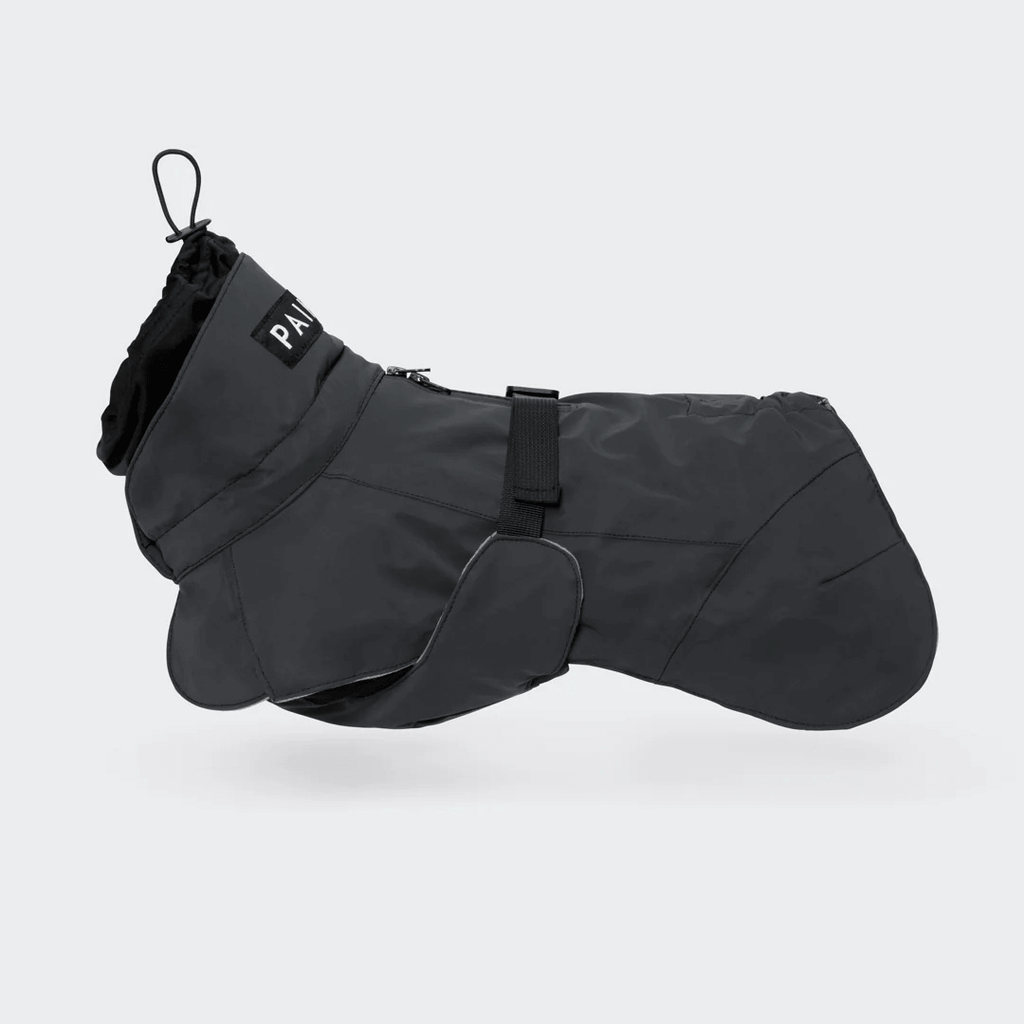 PAIKKA Visibility Wintermantel für Hunde Dark