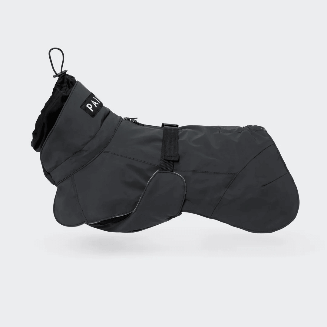 PAIKKA Visibility Wintermantel für Hunde Dark
