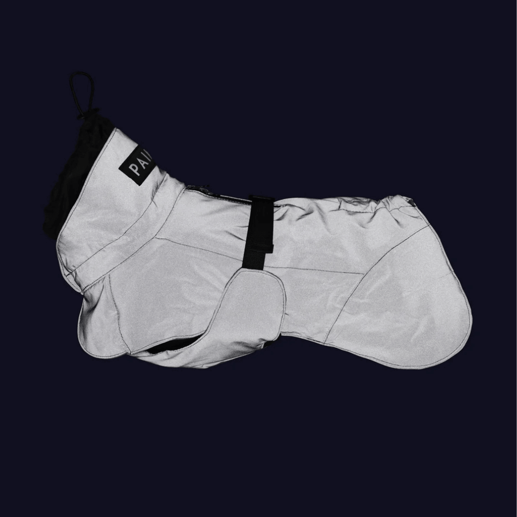 PAIKKA Visibility Wintermantel für Hunde Dark