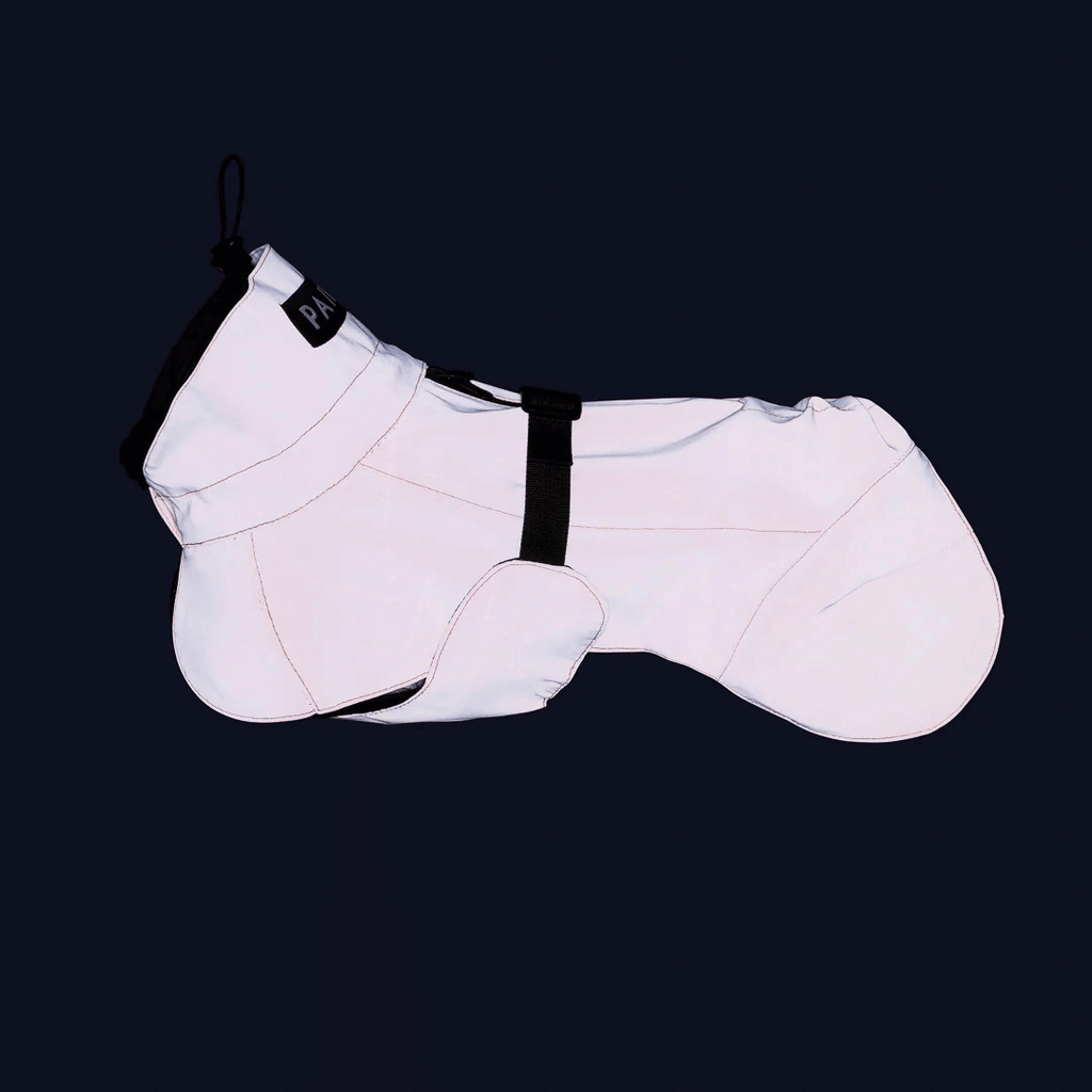 PAIKKA Visibility Regenmantel Lite für Hunde Rose