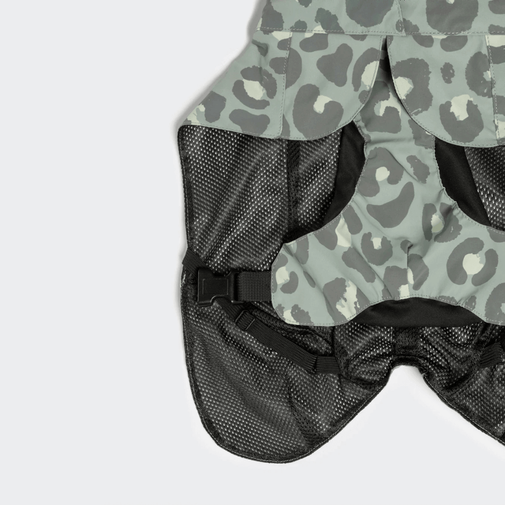 PAIKKA Visibility Regenmantel Lite für Hunde Leo grün