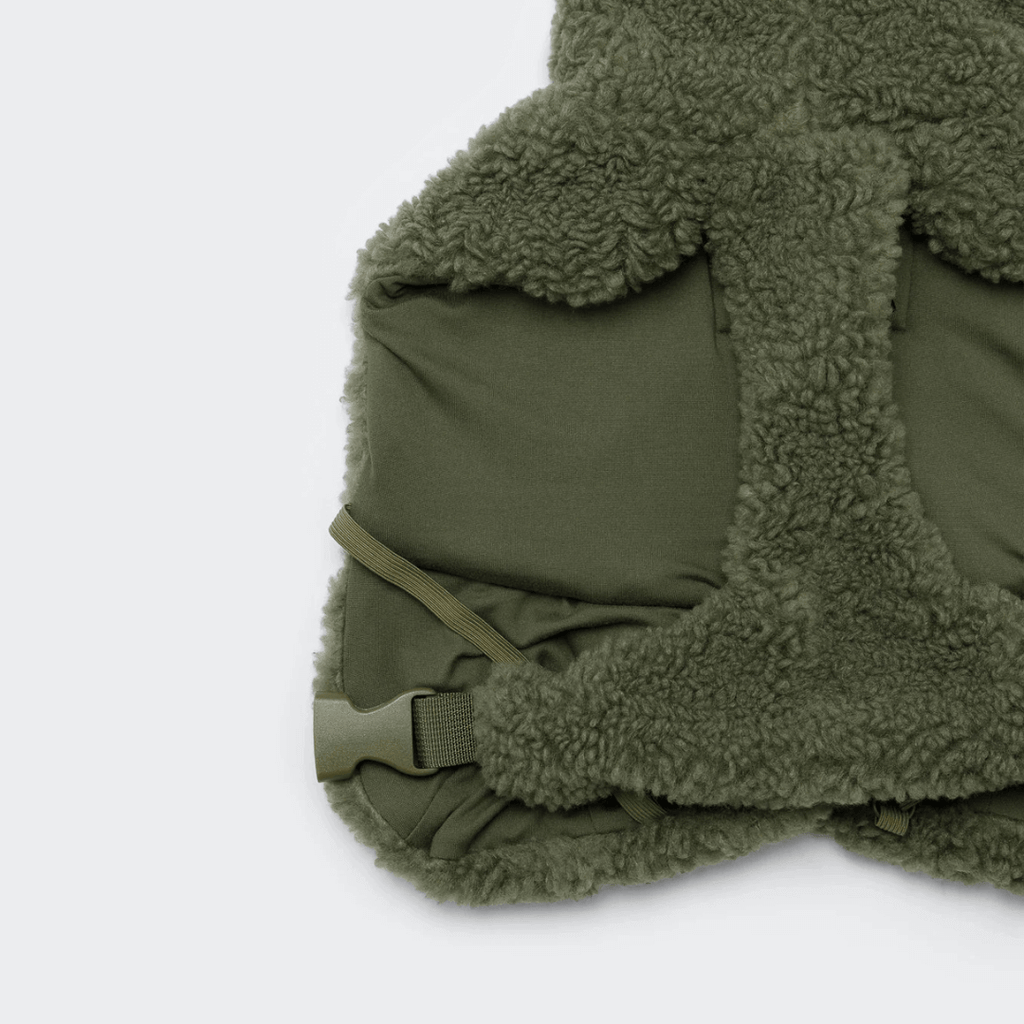 PAIKKA Sherpa Mantel für Hunde – Olive