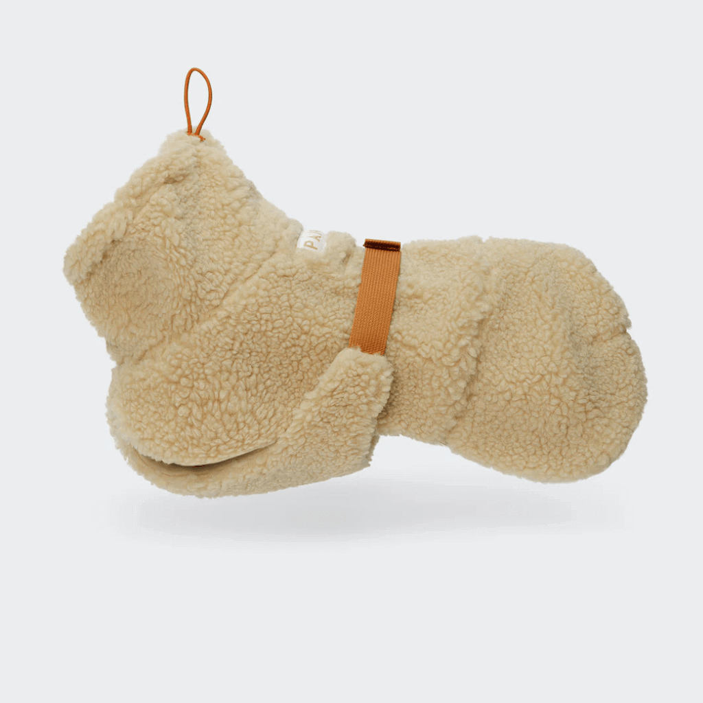 PAIKKA Sherpa Mantel für Hunde – Taupe