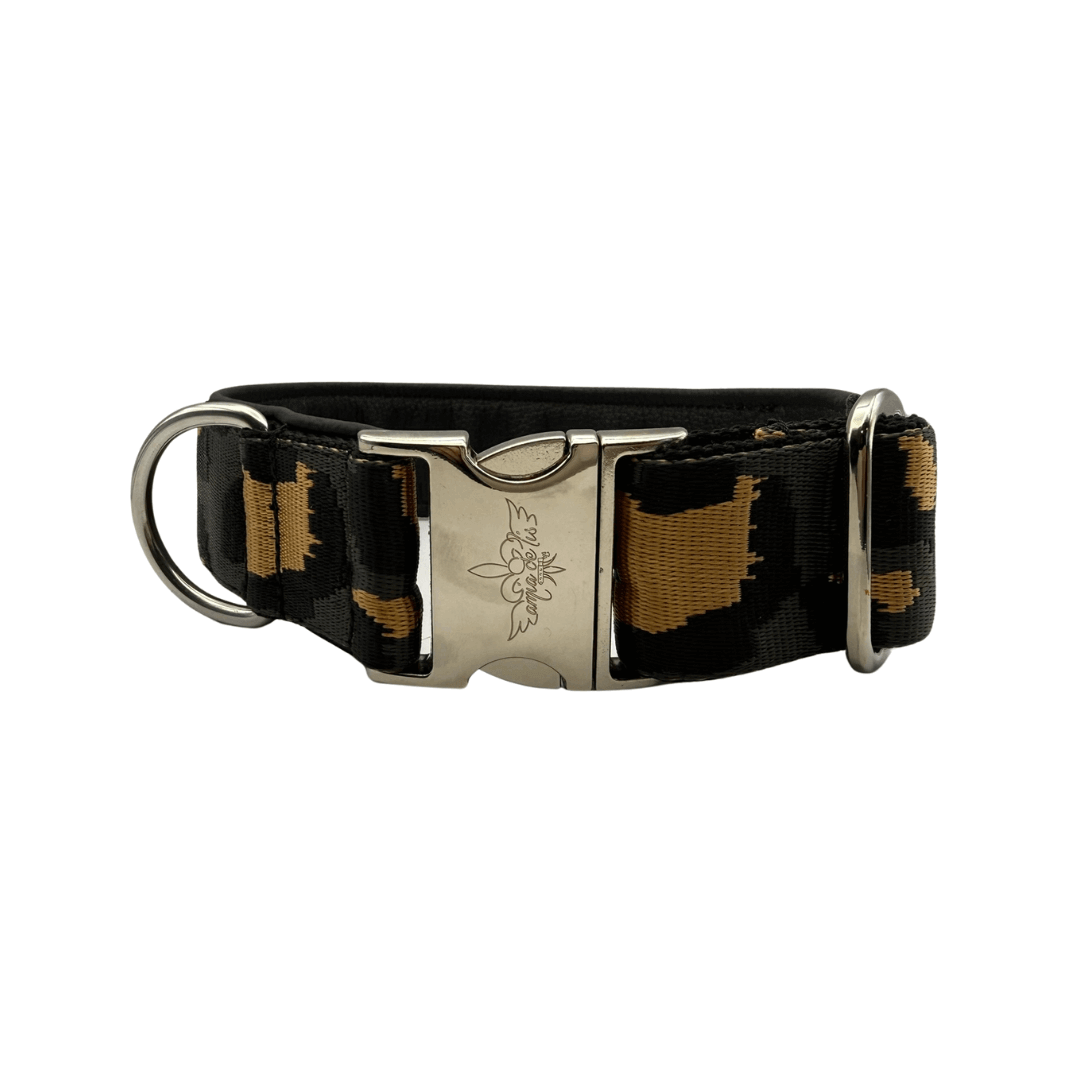 Amia De Lis Hundehalsband Leoliebe anthrazit