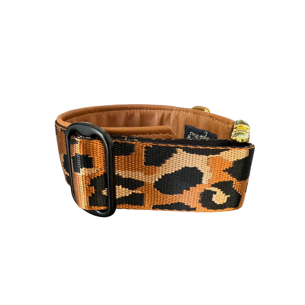 Amia De Lis Hundehalsband Leoliebe karamell