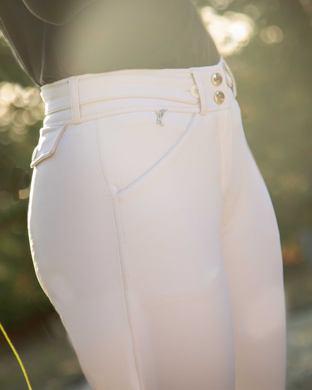 Penelope Reithose New Point Sellier weiß