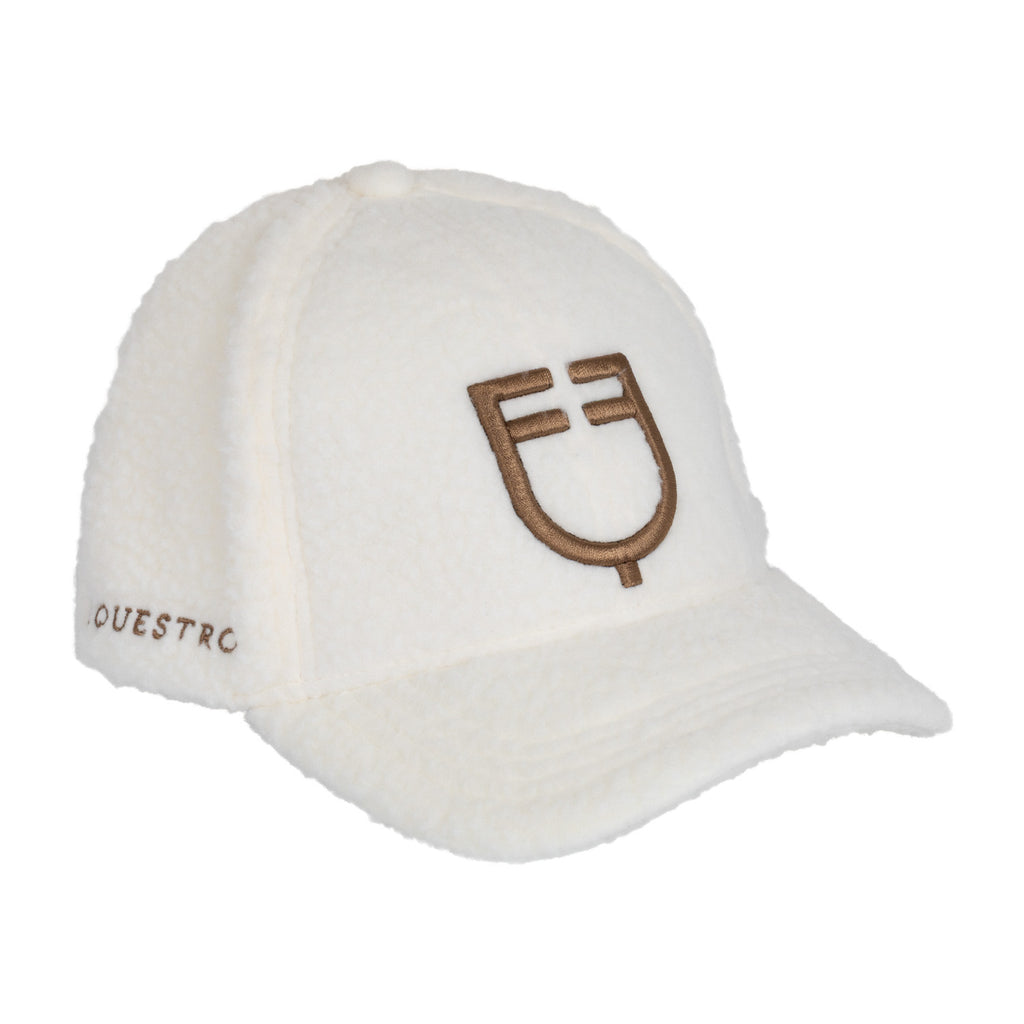 Equestro Teddy Kappe unisex Antique White