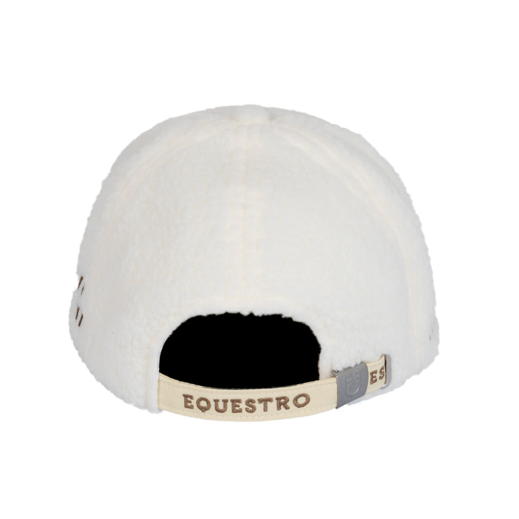 Equestro Teddy Kappe unisex Antique White