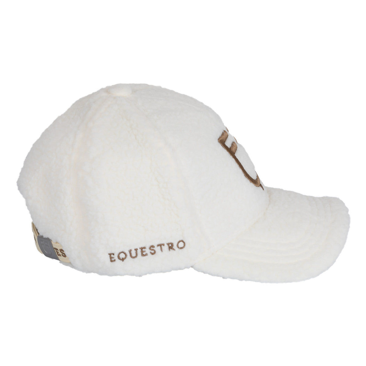 Equestro Teddy Kappe unisex Antique White