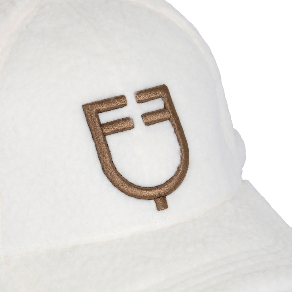 Equestro Teddy Kappe unisex Antique White