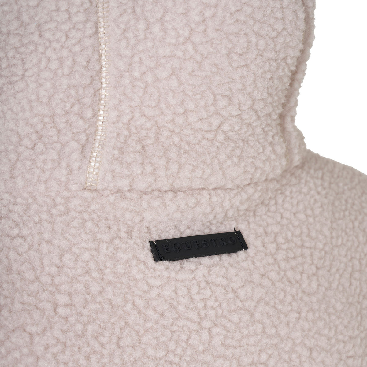 Equestro Damen-Teddyfleece-Hoodie mit Reißverschluss