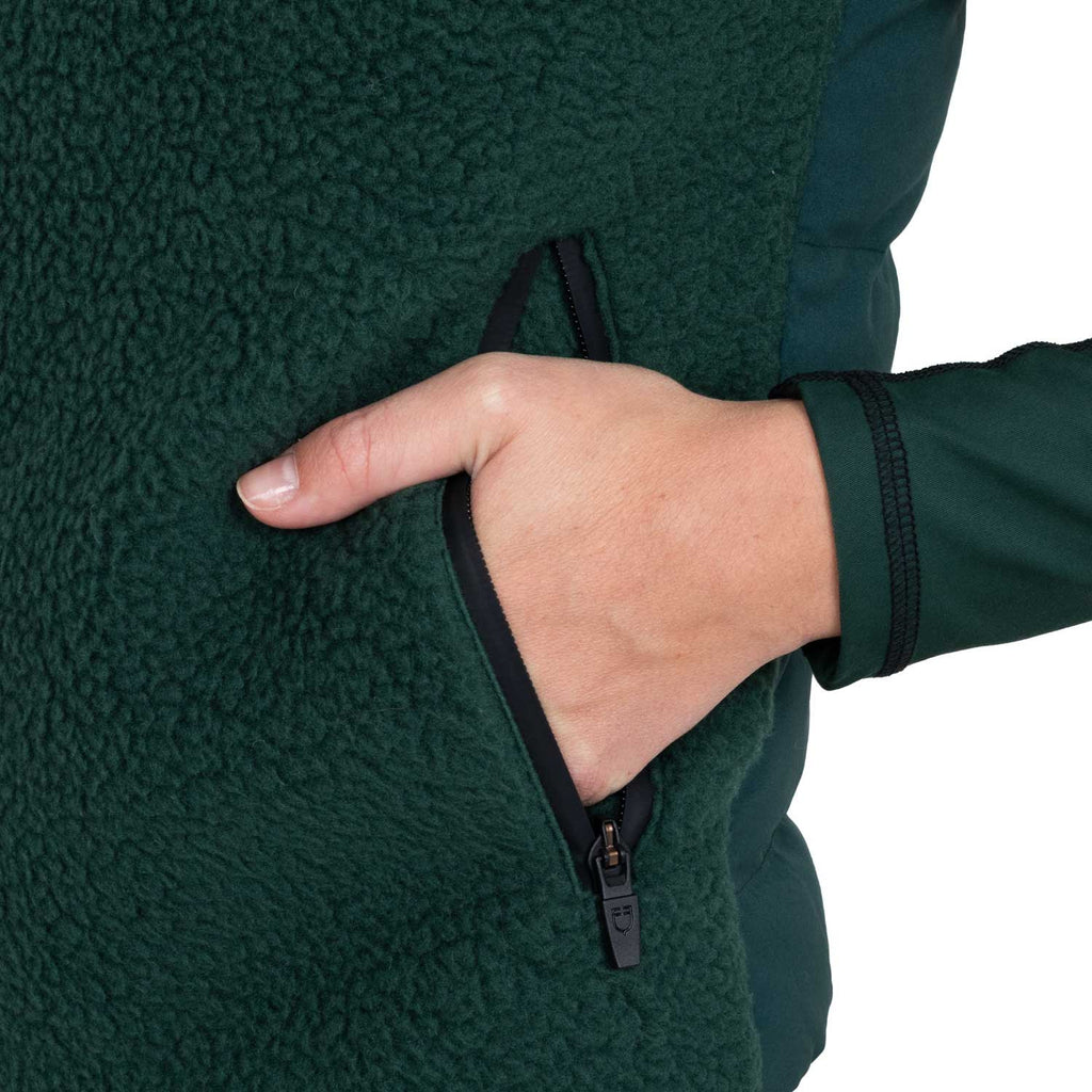 Equestro Damenweste mit Teddyfleece-Einsätzen