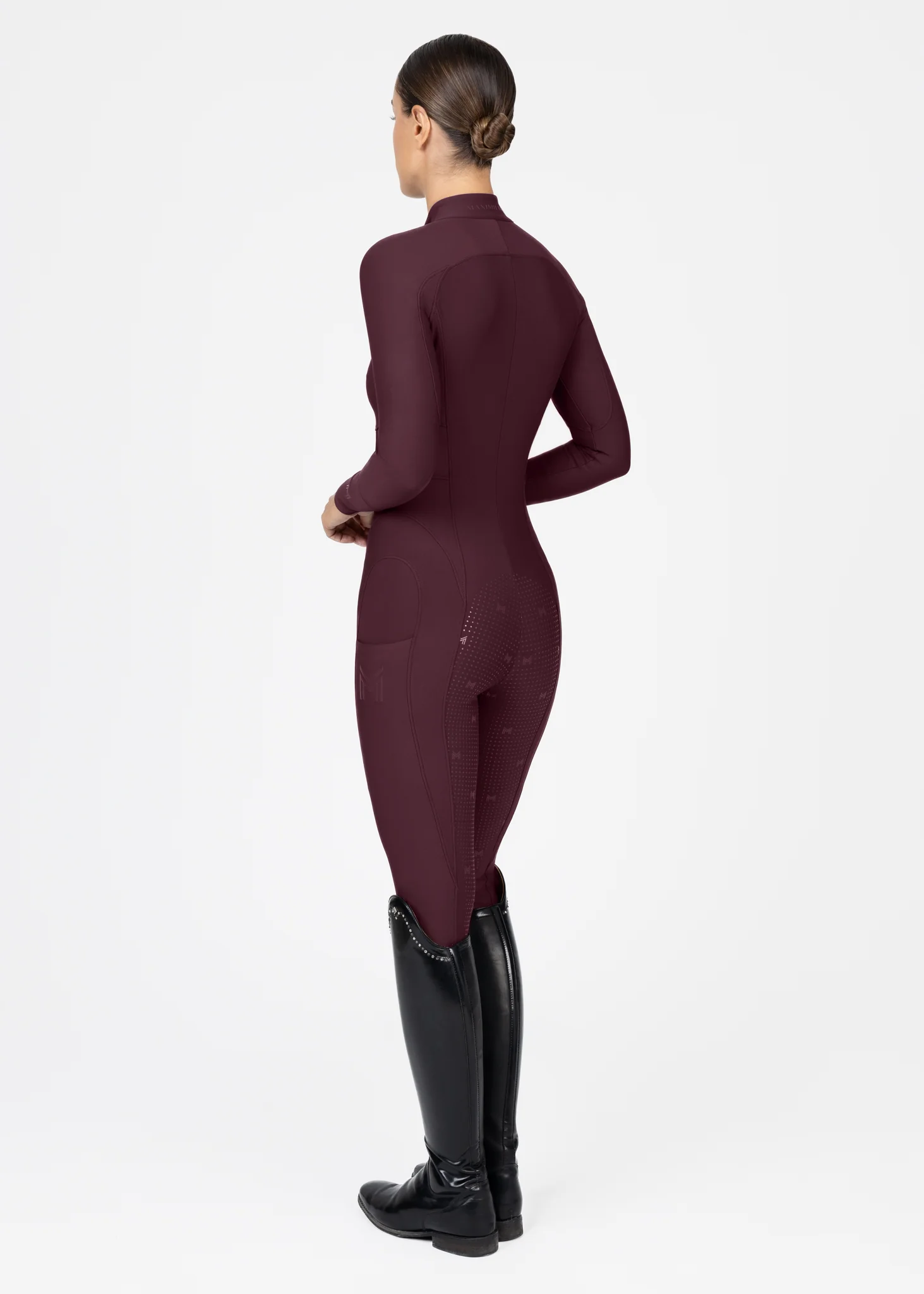 Femme Riding Jumpsuit burgundy