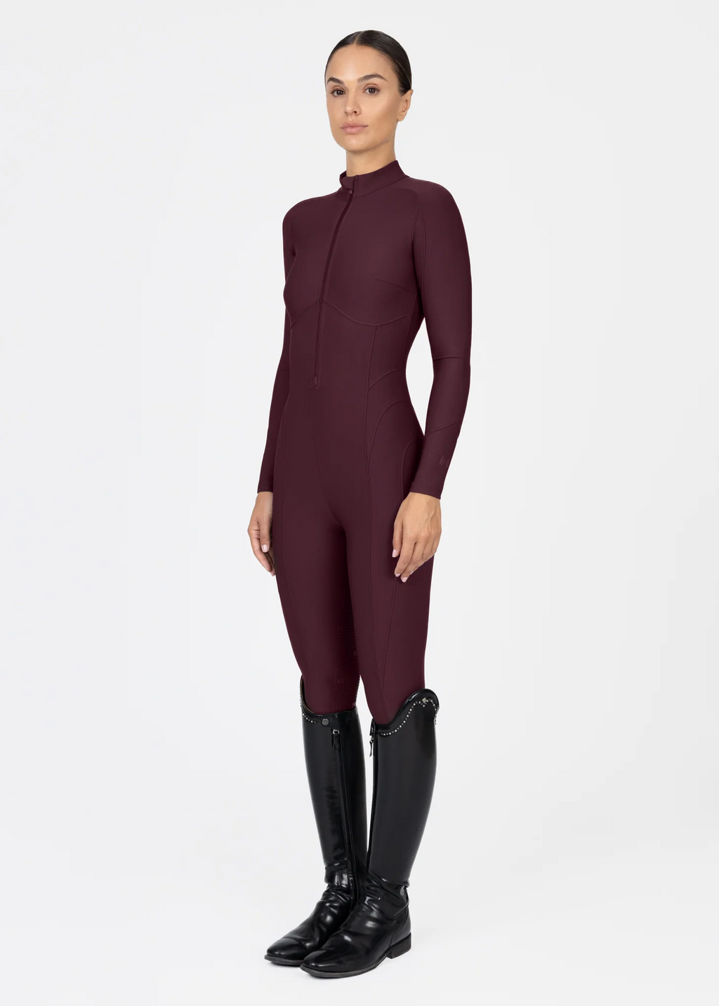 Femme Riding Jumpsuit burgundy